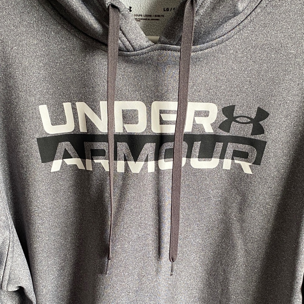 Under Armour Men's Charcoal Hoodie - Picture 3 of 9